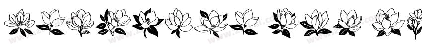 Magnolia Sky Regular字体转换